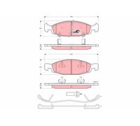 TRW GDB4120 Kit pastiglie freni Anteriore per JEEP CHEROKEE (XJ)