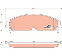 TRW Automotive AfterMarket GDB4134 Pastiglia freno