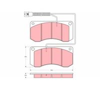 TRW GDB5052 Kit pastiglie freno, Freno a disco per RENAULT TRUCKS