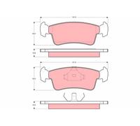 TRW GDB867 Kit pastiglie freno, Freno a disco per SANTANA,SUZUKI