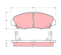 TRW GDB894 KIT PASTIGLIE FRENO, FRENO A DISCO
