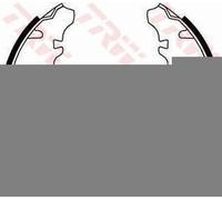 TRW GS8670 Kit ganasce freni 220mm per SUZUKI Grand Vitara II SUV (JT, TE, TD)