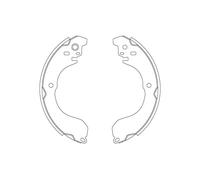 TRW GS8813 Kit ganasce freno per CHRYSLER,DODGE,JEEP