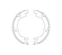 TRW GS8829 Kit ganasce, Freno stazionamento per HYUNDAI