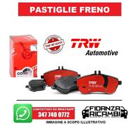 TRW KIT 4 PZ PASTIGLIE FRENO ANTERERIORI FIAT PANDA PUNTO SEICENTO 500 II Y