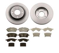 TRW Kit Freni Anteriore per Ford Fiesta IV Tdci 1.0 EcoBoost Dischi + Pastiglie