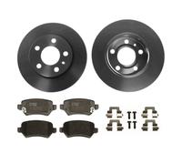 TRW Kit Freni Posteriori Posteriori per Opel Astra G Zafira B Dischi + Pastiglie