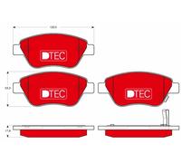 TRW Kit pastiglie freni Anteriore per OPEL Corsa D Hatchback (S07) Adam (M13)
