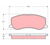 TRW Kit pastiglie freni Anteriore per SUZUKI SWIFT II Schrägheck (EA, MA)