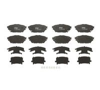 TRW Kit pastiglie freno GDB3611 – anteriore con segnalatore usura per assale anteriore Mitsubishi