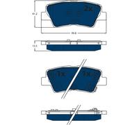 TRW GDB2531BTE Kit pastiglie freni