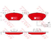 Set di pastiglie freno TRW GDB1658DTE, anteriore