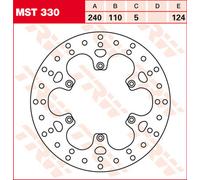 TRW Lucas Brake disc MST330, rigido