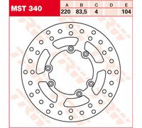 TRW Lucas Brake disc MST340, rigido