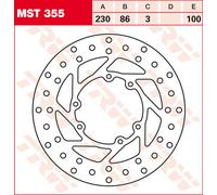 TRW Lucas Brake disc MST355, rigido