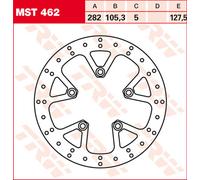 TRW Lucas Brake disc MST462, rigido