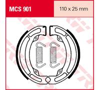 Trw Kawasaki Kfx 50 2x4 05 Rear Brake Shoe Nero