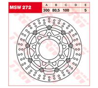 TRW MSW272 Disco freno