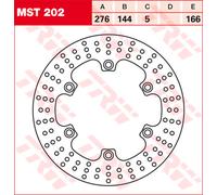 TRW Lucas Dischi Freno MST202,DIAM.276 MM,FISSO