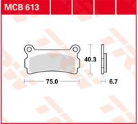 TRW Lucas Fochettamento freno MCB613