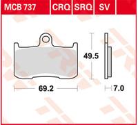 TRW Lucas MCB737SV Pastiglie freno sinterizzate