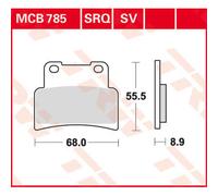 TRW Lucas MCB785SRQ Pastiglia freno da corsa