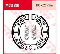 TRW MCS800 BRAKE SHOES STANDARD PIAGGIO ZIP 50 FAST RIDER 1996