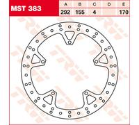 TRW Lucas MST383 Disco freno rigido