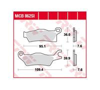 TRW Lucas Offroad MCB862SI Pastiglie freno sinterizzate