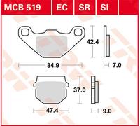 MCB519SI BRAKE PAD SI SINTER OFFROAD CECTEK KINGCOBRA 500 IXD EFI 4X4 T5 2014