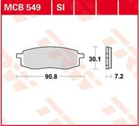 TRW MCB549 Kit pastiglie freni