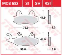 TRW MCB582 BRAKE PAD PEUGEOT SATELIS 125 ABS URBAN RS 2015
