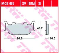 TRW MCB666SV Kit pastiglie freni