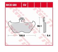 TRW MCB680 Kit pastiglie freni
