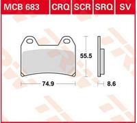 Set di pastiglie freno TRW MCB683