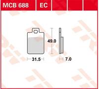 TRW MCB688 Kit pastiglie freni