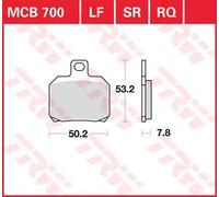 TRW MCB700 BRAKE PAD DUCATI MONSTER 1200 ABS 25TH ANN. 2019