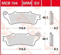 TRW MCB704SV BRAKE PAD VICTORY CROSS ROADS 106 HARD-BALL 2013