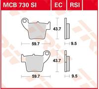 Set di pastiglie freno TRW MCB730