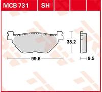 TRW MCB731 BRAKE PAD YAMAHA XVS 1300 CU CUSTOM 2016