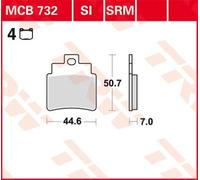 Set pastiglie freno, freno a disco TRW MCB732 per Kymco KXR 0.2 2005-2005
