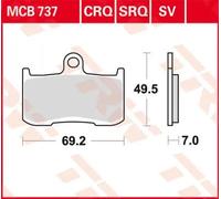 Set di pastiglie freno TRW MCB737