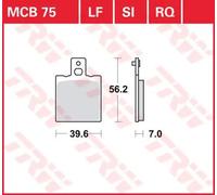 Trw Mcb75 Brake Pads Argento