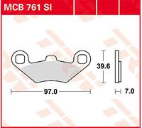 TRW MCB761SI BRAKE PAD SI SINTER OFFROAD POLARIS SPORTSMAN 500 EFI X2 4X4 2007