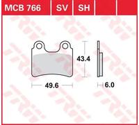 Set di pastiglie freno TRW MCB766