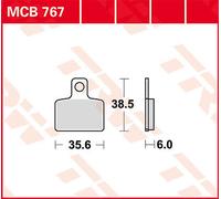TRW MCB767 BRAKE PAD ALLROUND ORGANIC SHERCO 2.9 270 CABESTANY REPLICA 2008