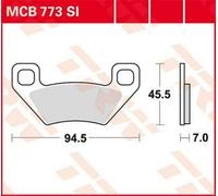 Set di pastiglie freno TRW MCB773SI