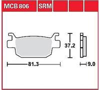 TRW MCB806SRM BRAKE PAD SRM SINTER SCOOTER >125 HONDA FES 125 S-WING 2011