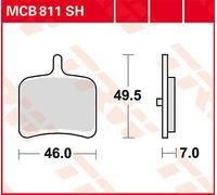 TRW MCB811SH PASTIGLIA FRENO SINTERED METAL BUELL (EBR) 1190 RX 2016
