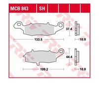 Set di pastiglie freno TRW MCB843